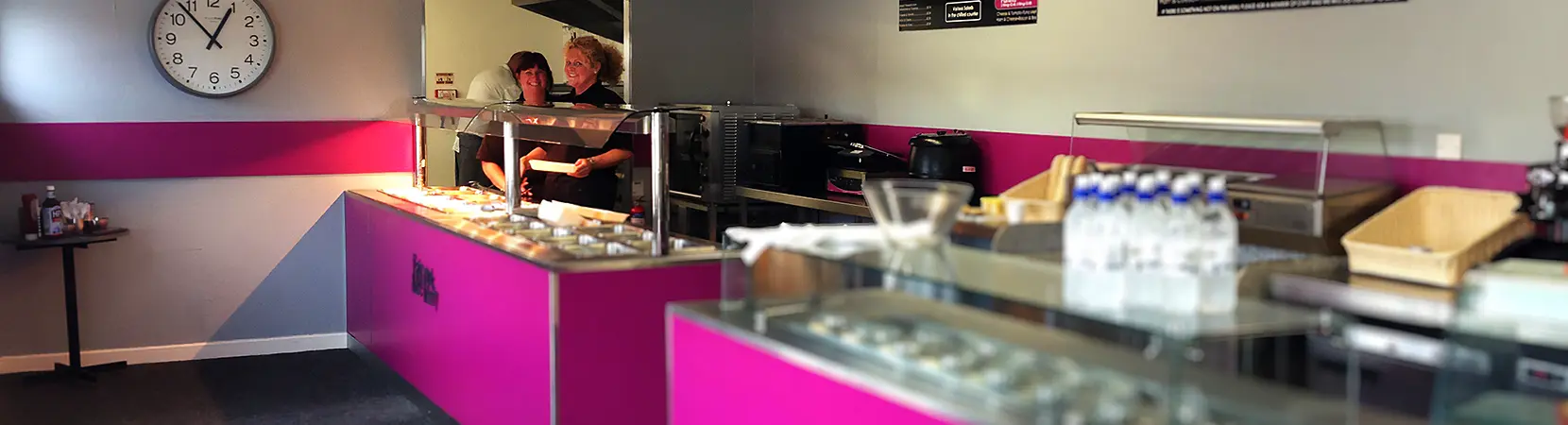 Food at Broadway shop interior for takeaway food